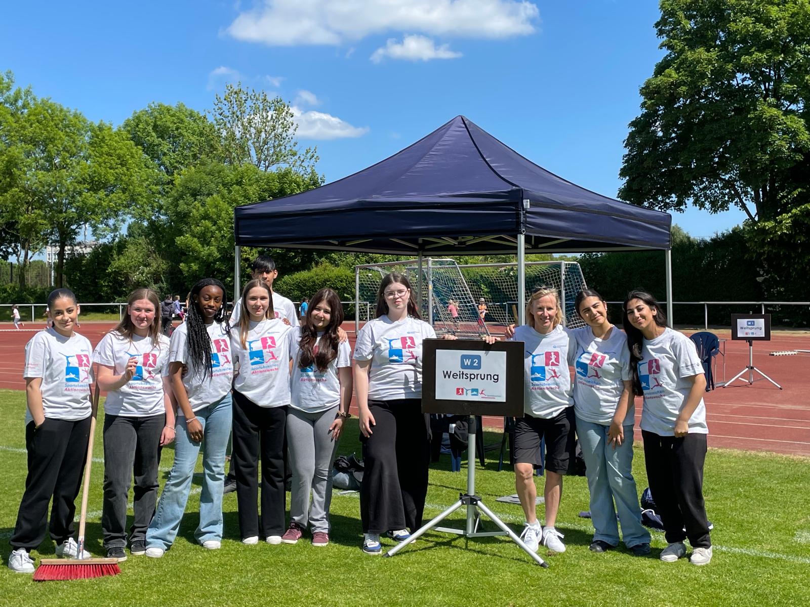 Sporthelfer im Einsatz